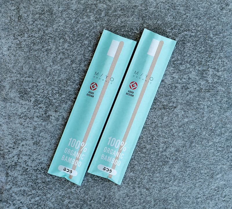 ミヨオーガニックの歯ブラシ